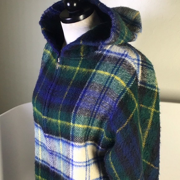 Vintage Westaway & Westaway 100% Pure Lambswool Green Scottish Sweater Vest Sz L - Picture 2 of 11